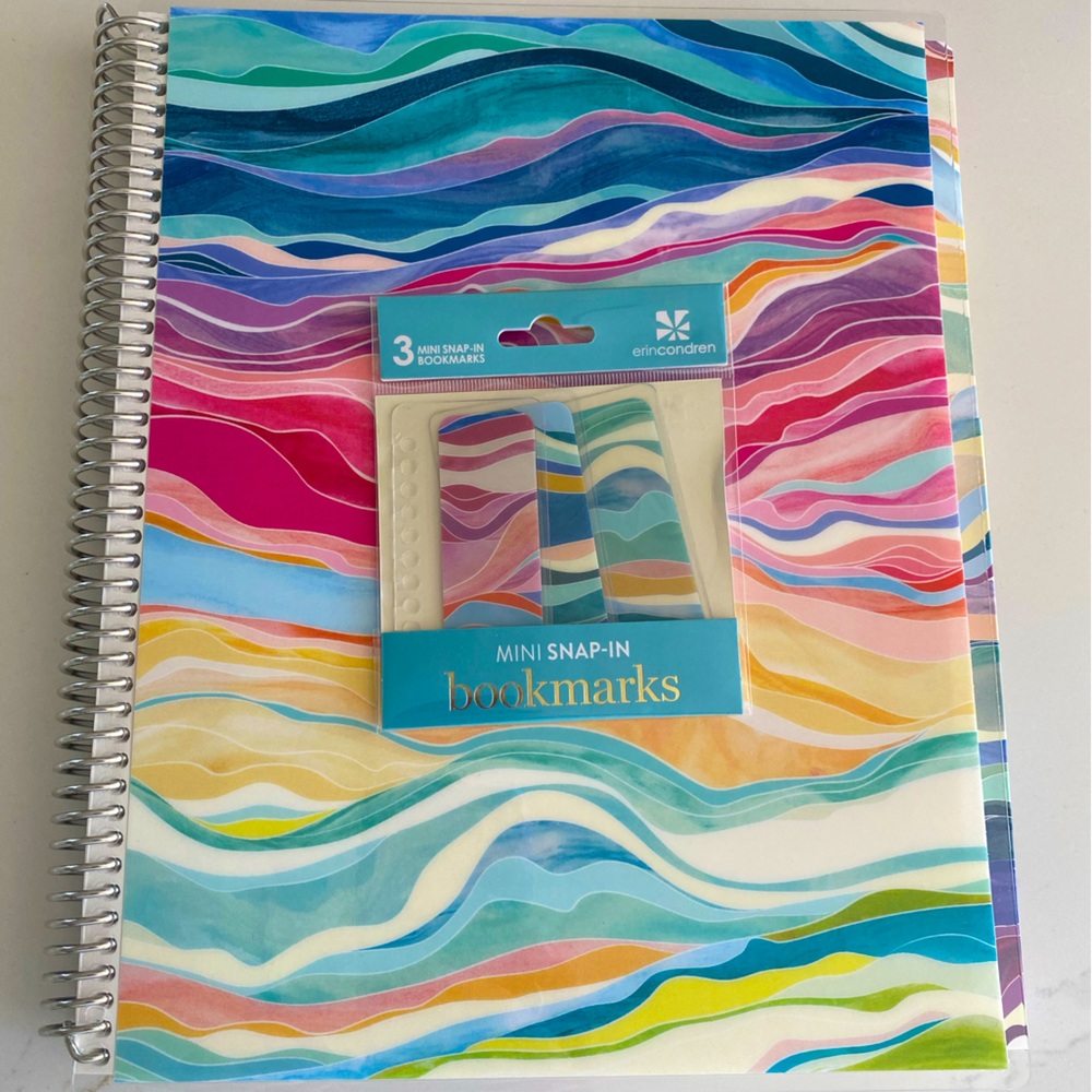 NEW 3 Subject Notebook PLUS Bookmarks